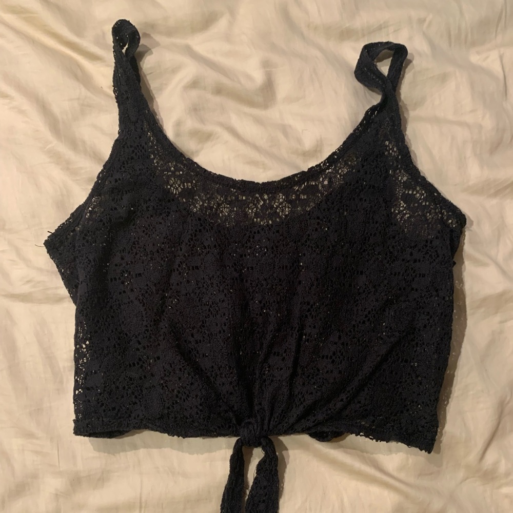 swimsuit cover up top with tie